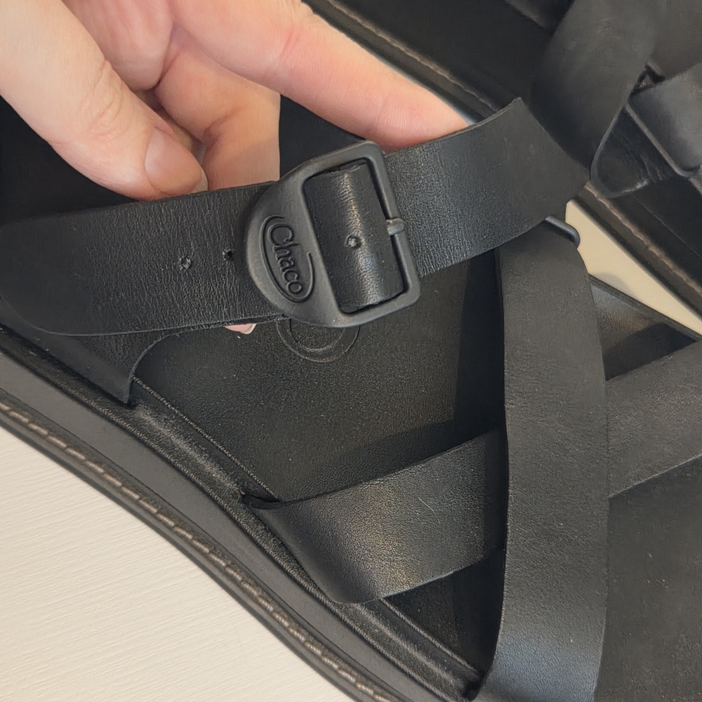 Chaco Black Strappy Sandals - Picture 2 of 4